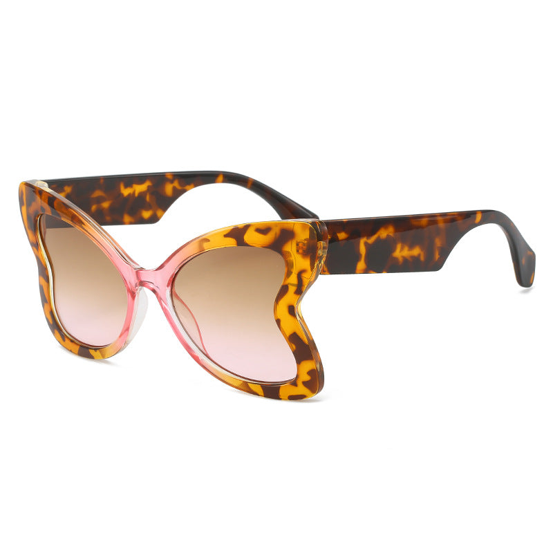Wholesale Butterfly PC Contrast Color Fashion Sunglasses